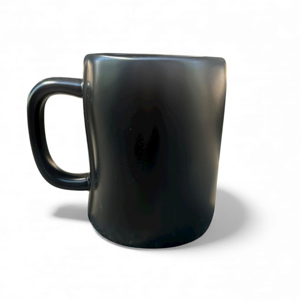 Rae Dunn Don’t Be A Scaredy Cat Black Halloween Coffee Mug Artisan Collection - Picture 3 of 6